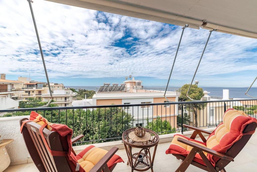 Seaside Escape Apartment Saronida Екстер'єр фото